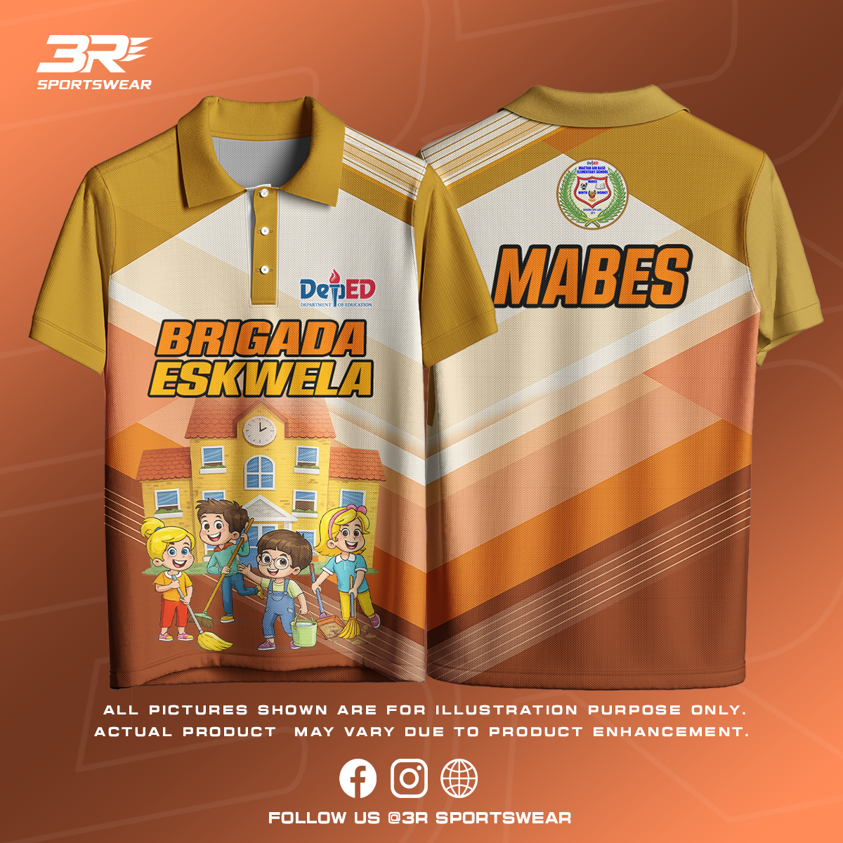 3R Sportswear — Brigadea Eskwela apparel