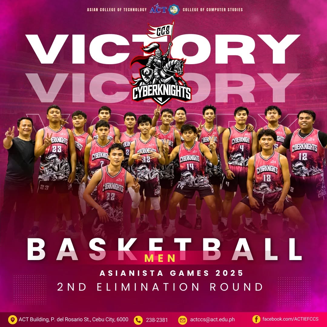 ACT Cyberknights — basketball victory poster