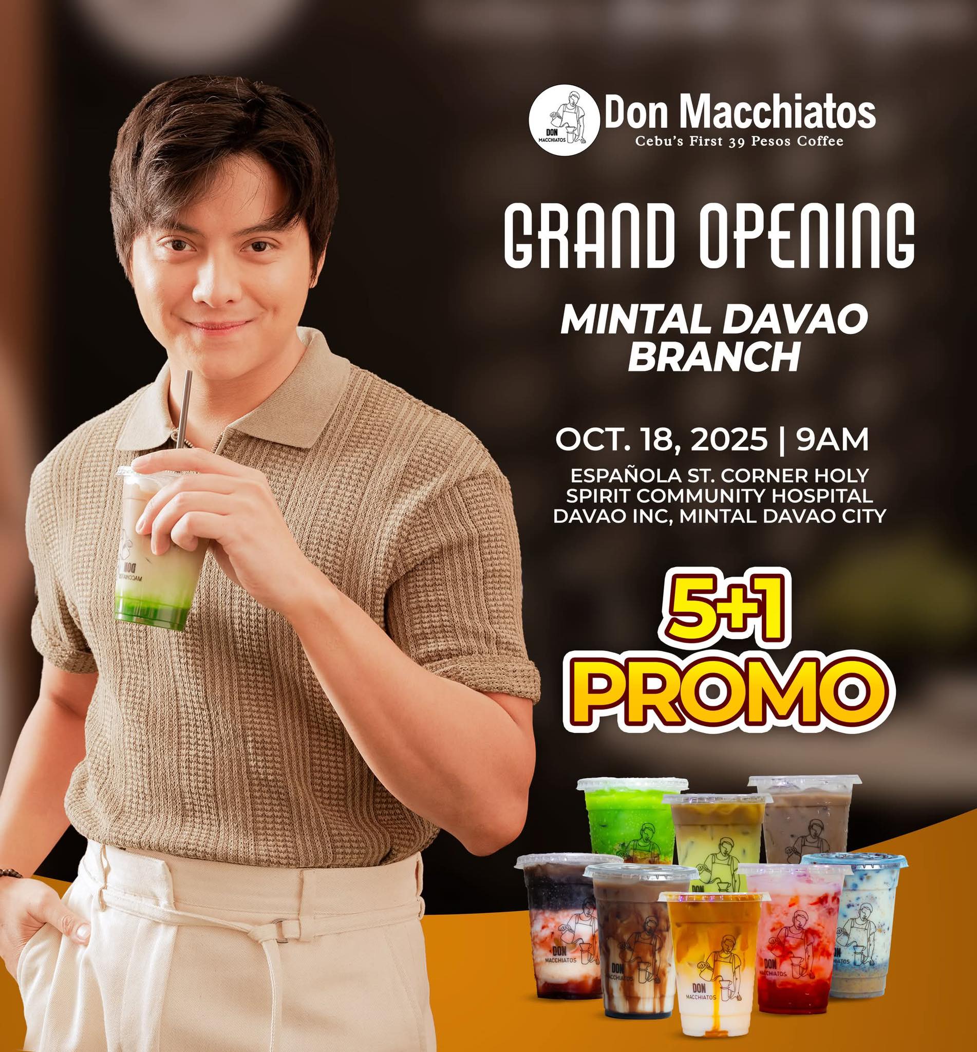 Don Macchiatos — grand opening campaign