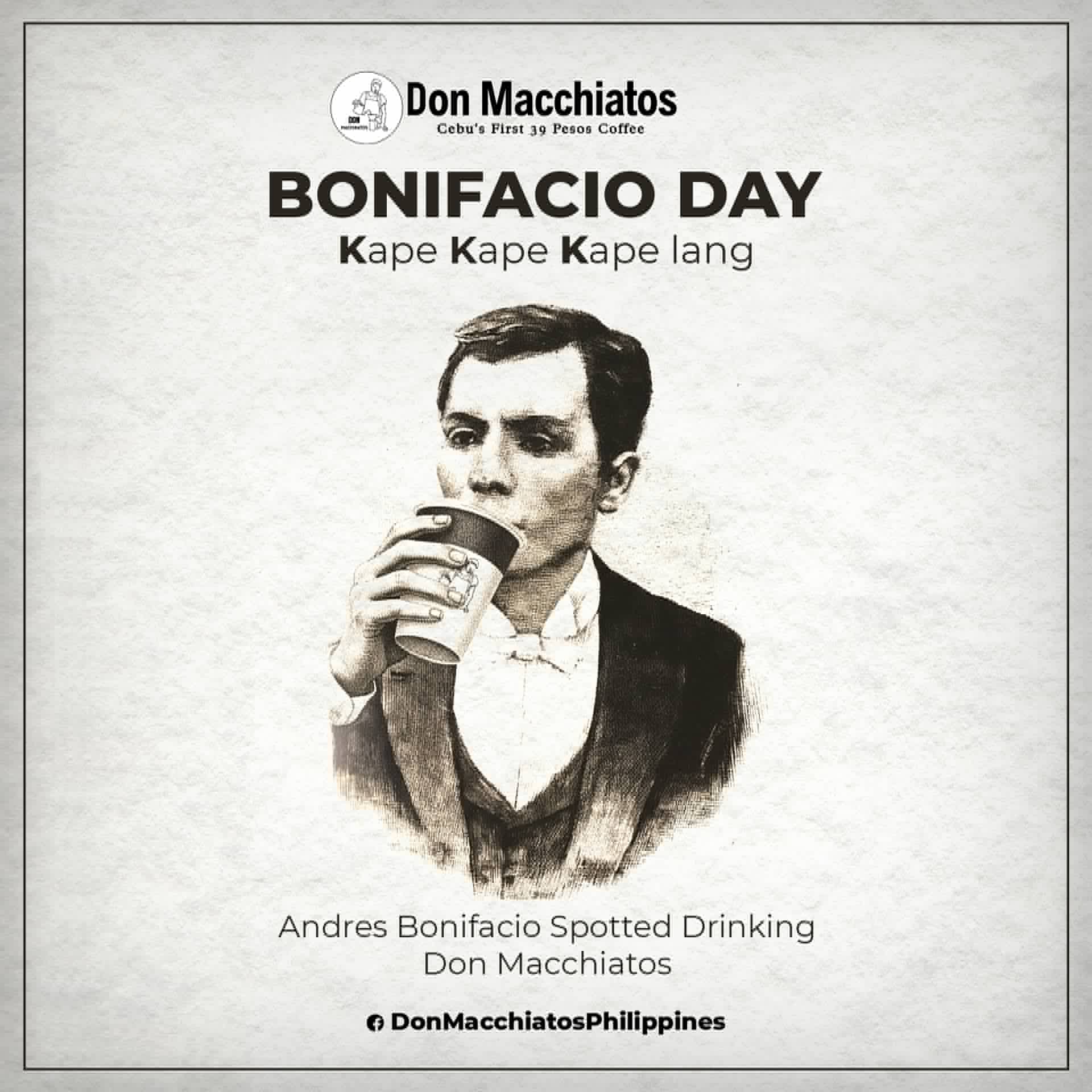 Don Macchiatos — Bonifacio Day creative