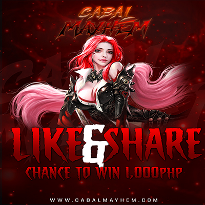 Cabal Maximum — Like and Share promotional poster